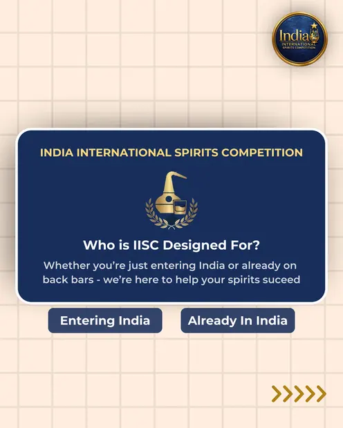 India International Spirits Competition creative