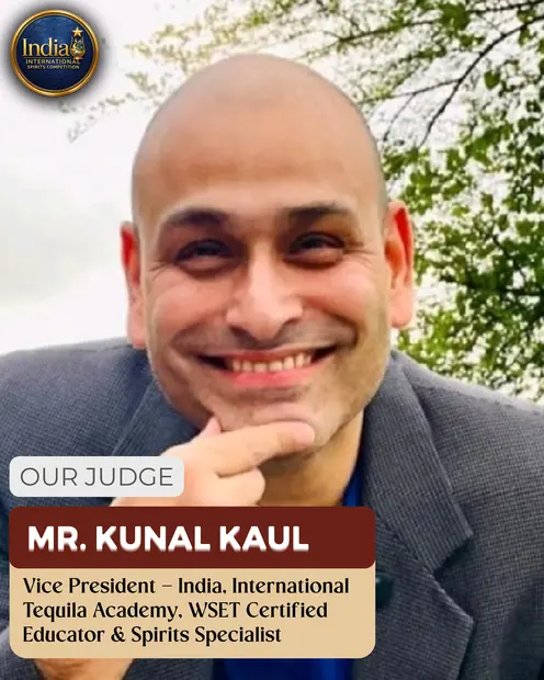 Iisc - Mr. Kunal Kaul judge post — India International Spirits Competition