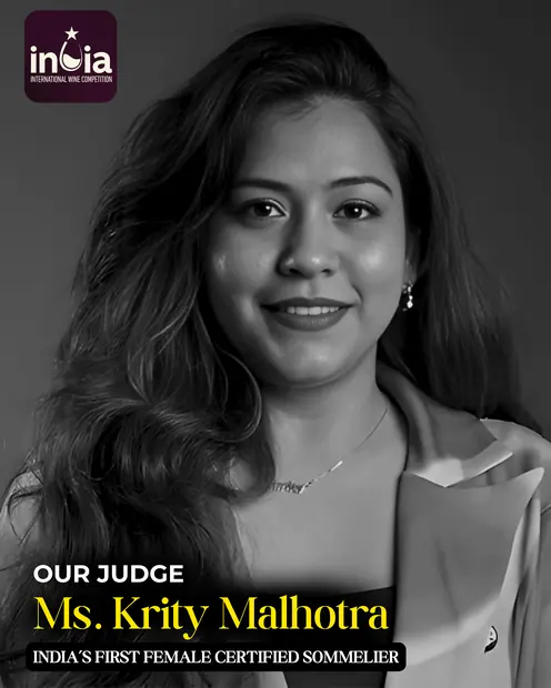 Iiwc - Krity Malhotra judge post — India International Wine Competition