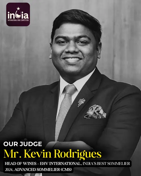 Iiwc - Mr. Kevin Rodrigues judge post — India International Wine Competition